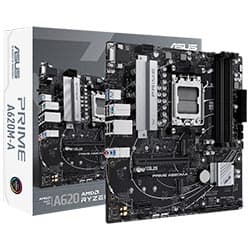 AMD Placa Mãe Asus Prime A620AM-A DDR5 Socket AM5 Chipset AMD A620 Micro ATX