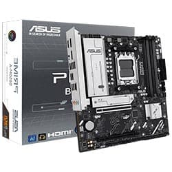 AMD Placa Mãe Asus Prime B850M-A Socket AM5 Chipset AMD B850 DDR5 Micro ATX