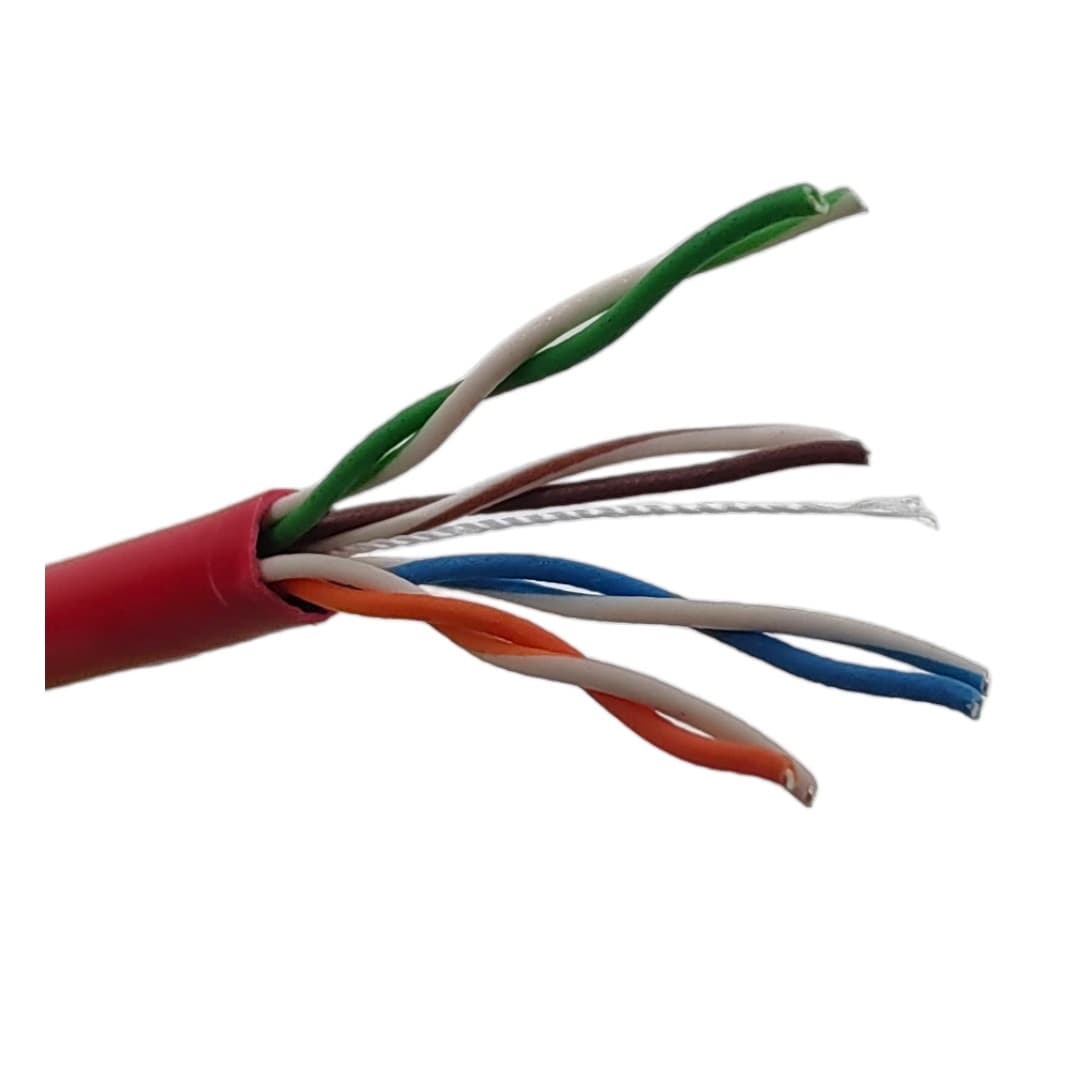Iuron Cabo Iuron CAT5E Utp 4P 24AWG Ccah Cobre 305M Vermelho