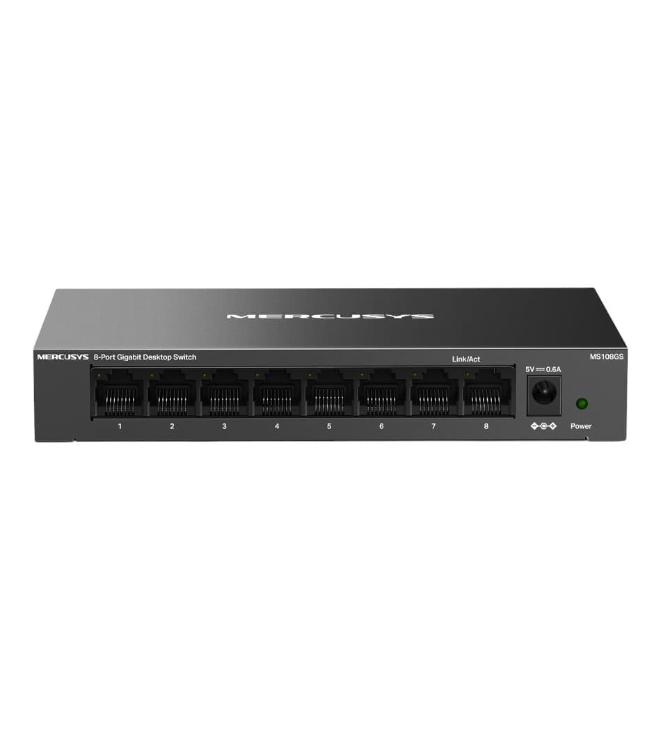 Mercusys Hub Switch 08P 1000MBPS Steel Case