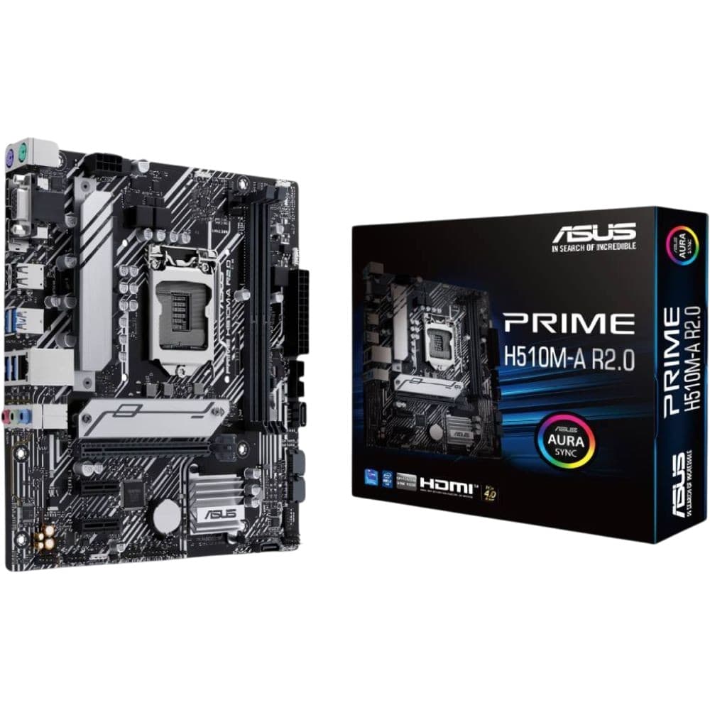 Acessório · Asus Mb Prime H510M R2 DDR4 Dp Hdmi Vga USB3 S1200