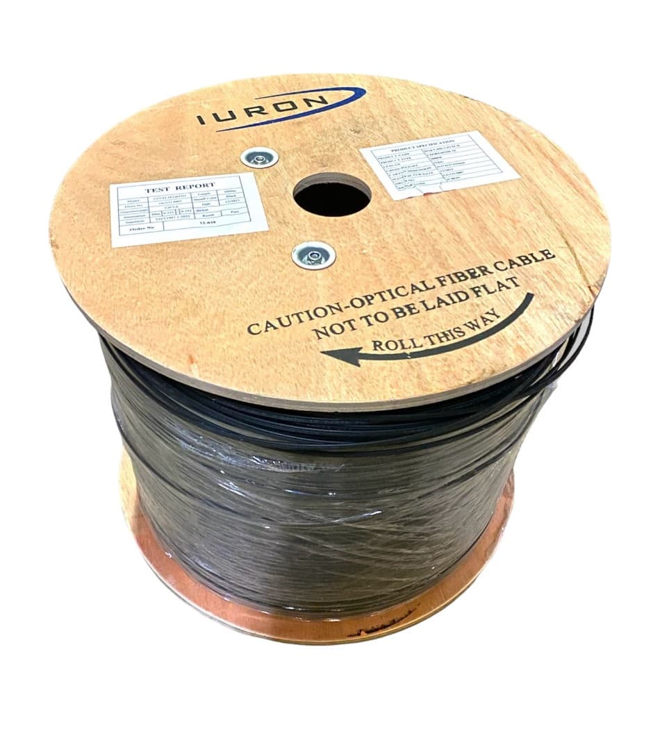 Iuron Cabo Drop Fibra G652D Sm 2KM Metal Iuron