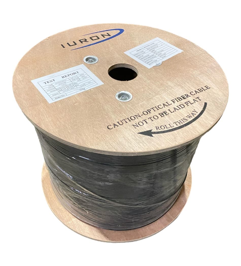 Iuron Cabo Drop Fibras G657A1 Sm 2KM Metal Iuron