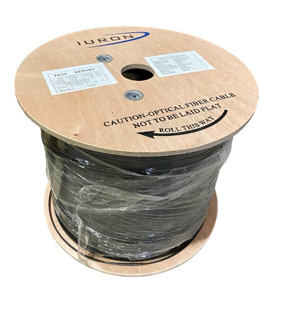Iuron Cabo Drop Fibras G657A1 Pp 2KM Metal Iuron