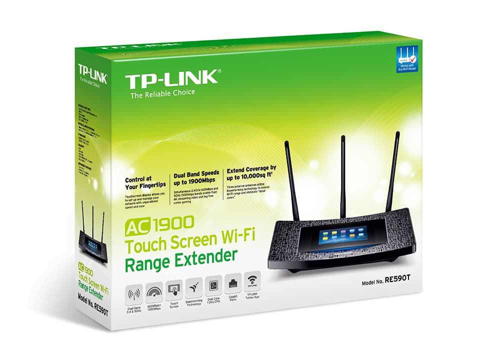 Tp-link Tp Link Ac Router RE590T Touch AC1900 Band Lr