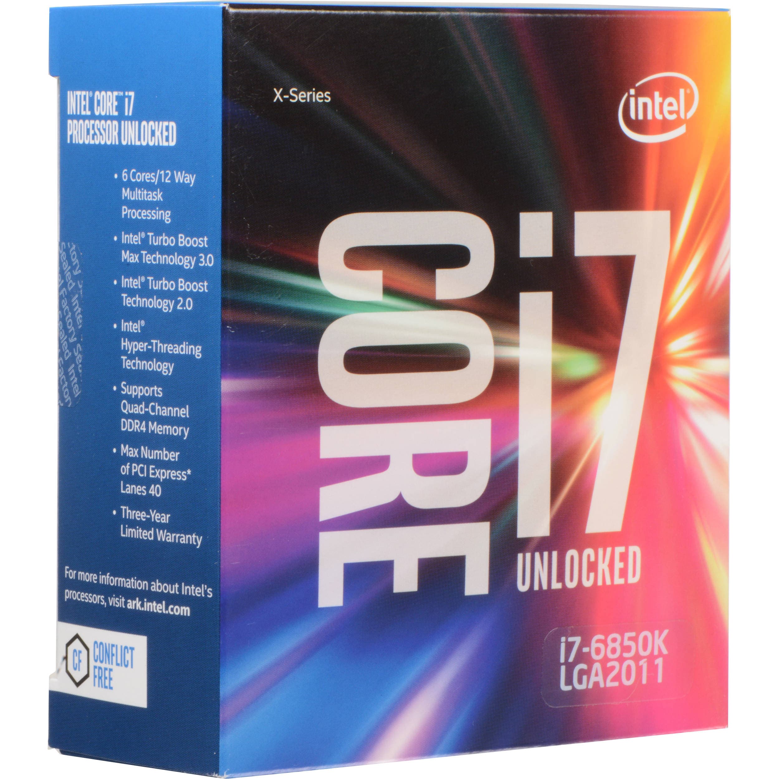 Acessório · Intel Cpu Intel I7 6850K 60GHZ 15MB Lga V3 Cooler