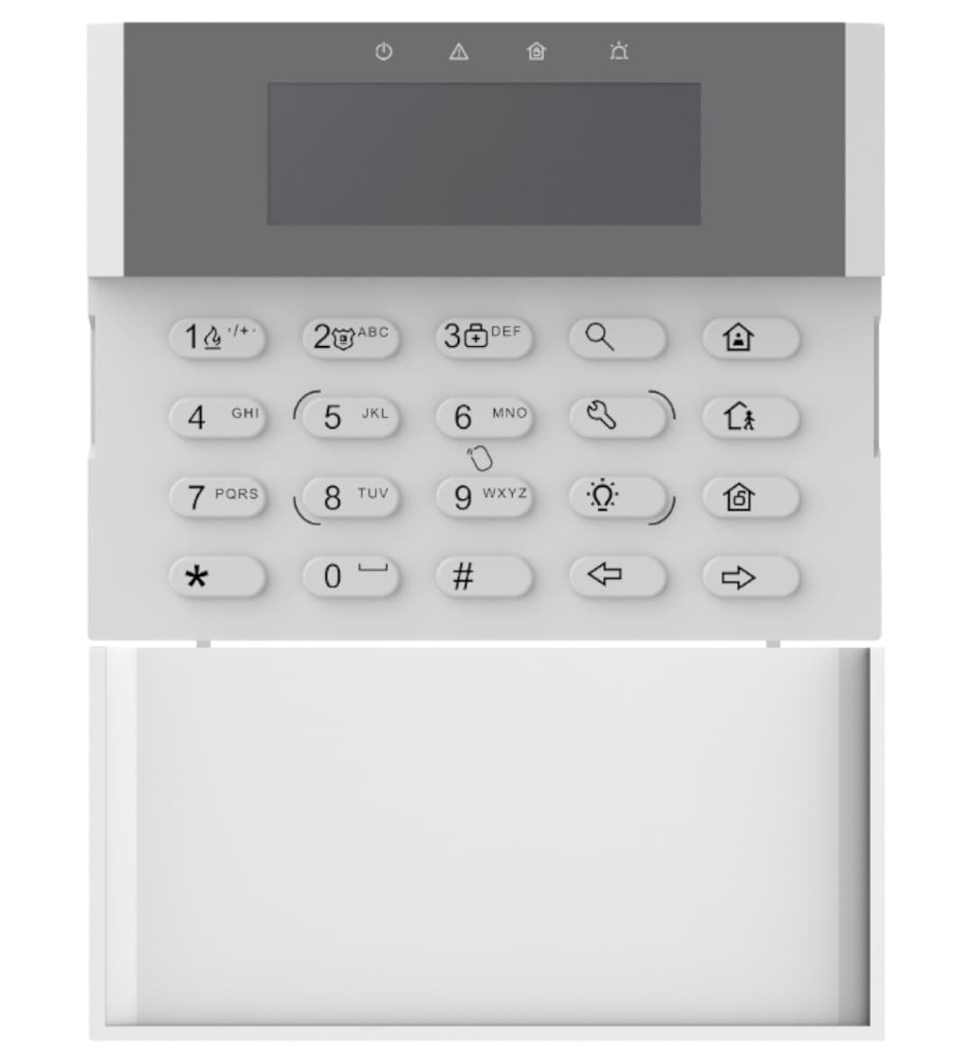 Acessório · Hikvision Ax Hybrido Pro Alarme Lcd PK1 Lrt Hwb