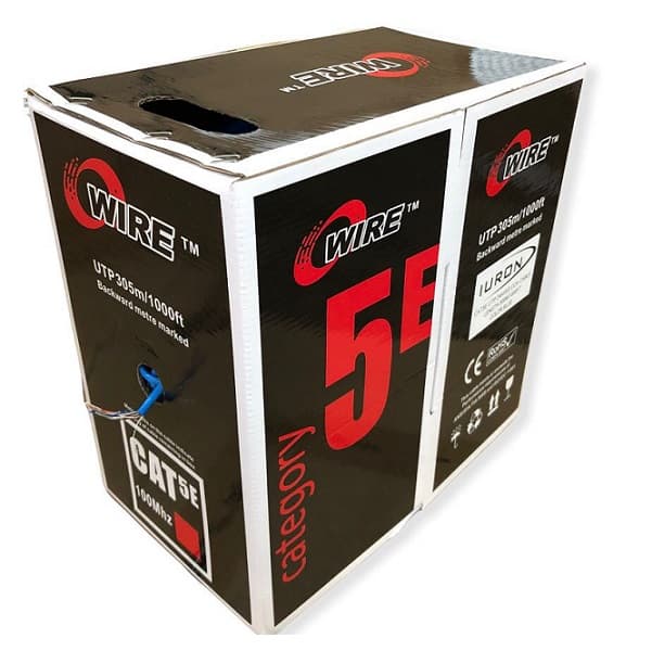 Iuron Cabo Iuron CAT5E Utp 4P 24AWG Cca Cobre 305M Az