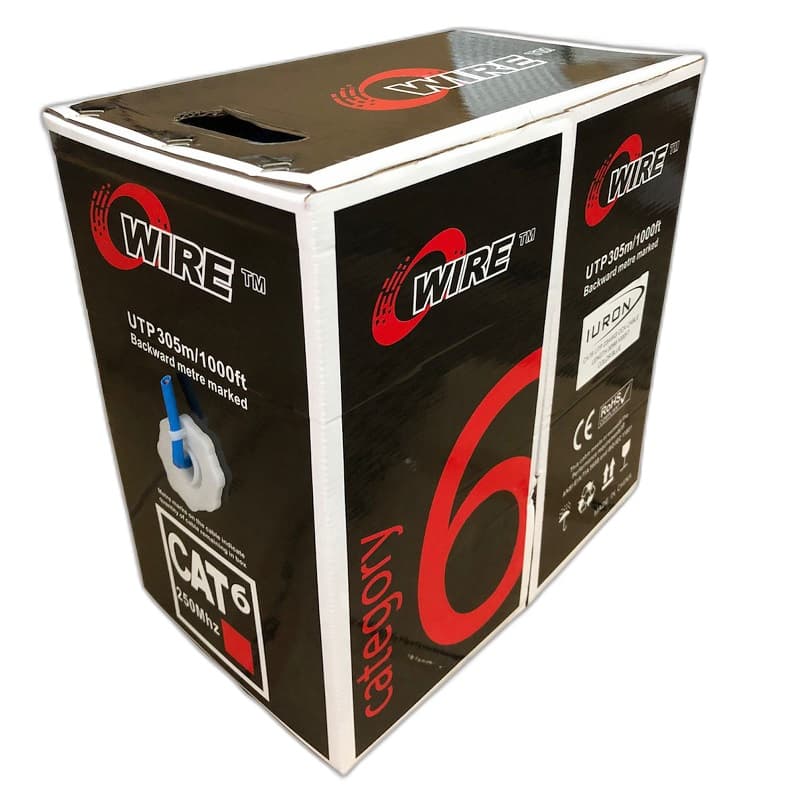 Iuron Cabo Iuron CAT6 Utp 4P 23AWG Ccah Cobre 305M