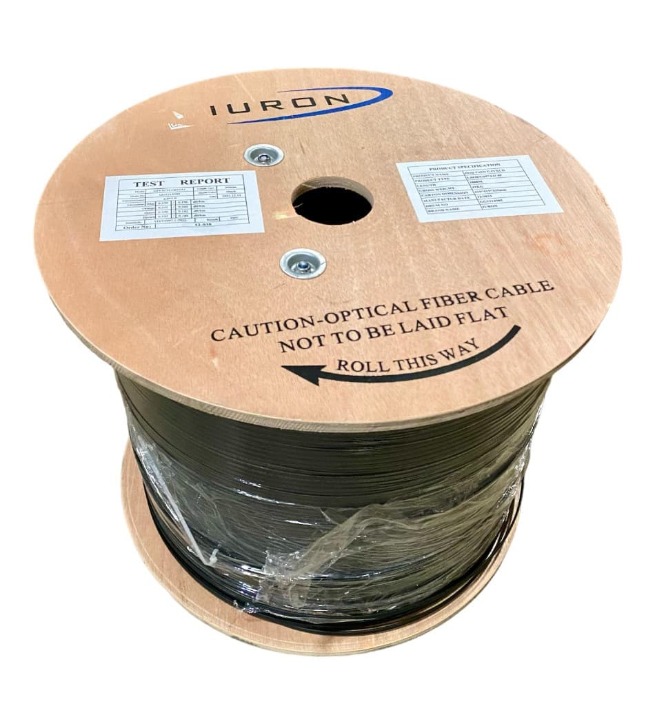 Iuron Cabo Drop Fibras G657A1 Sm 2KM Metal Iuron