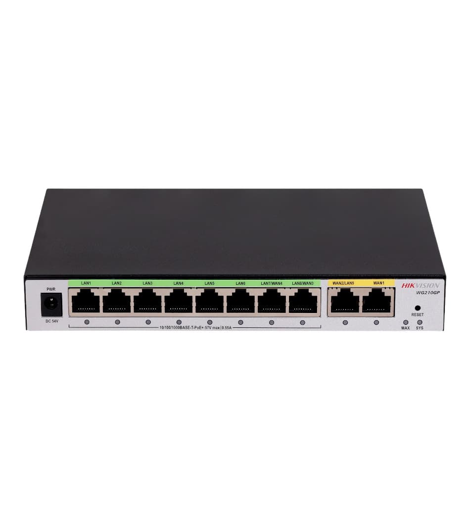 Acessório · Hikvision Poe Router 8P Gigabit 3WG210GP Si 75W 200CLIEN