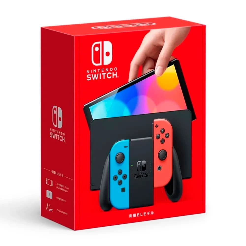 Nintendo Console Switch Oled Neon Japones Azul
