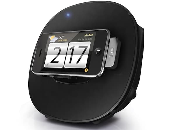 Apple Iluv System IMM190BLK Dock Alarm Clock Ipod Iphone
