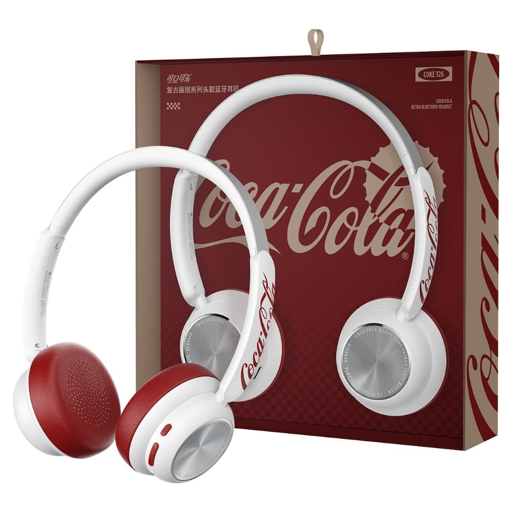 Auricular Coca Cola T26 Bluetooth - White