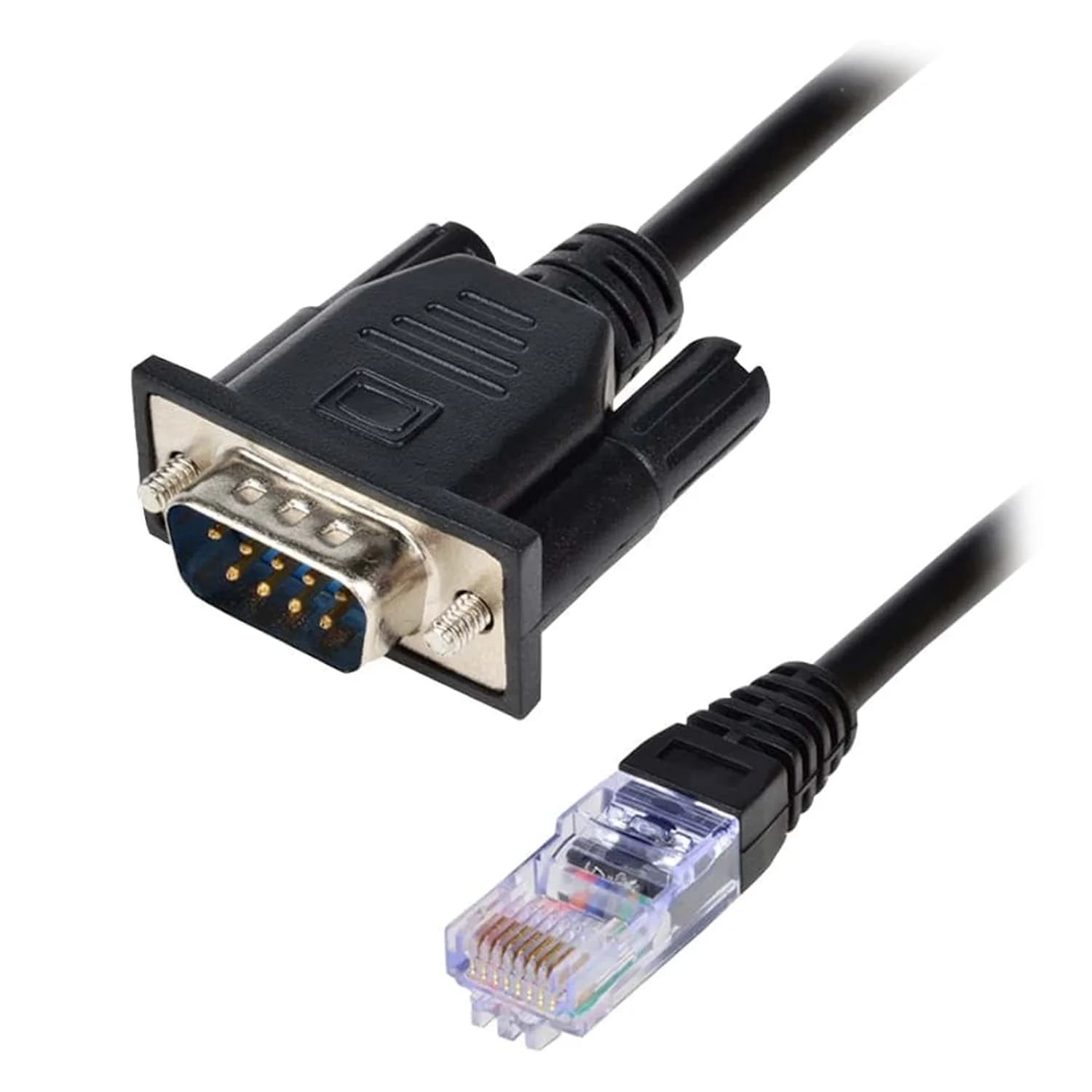 Cabo RJ45 para Serial DB9 - (9 Pinos)