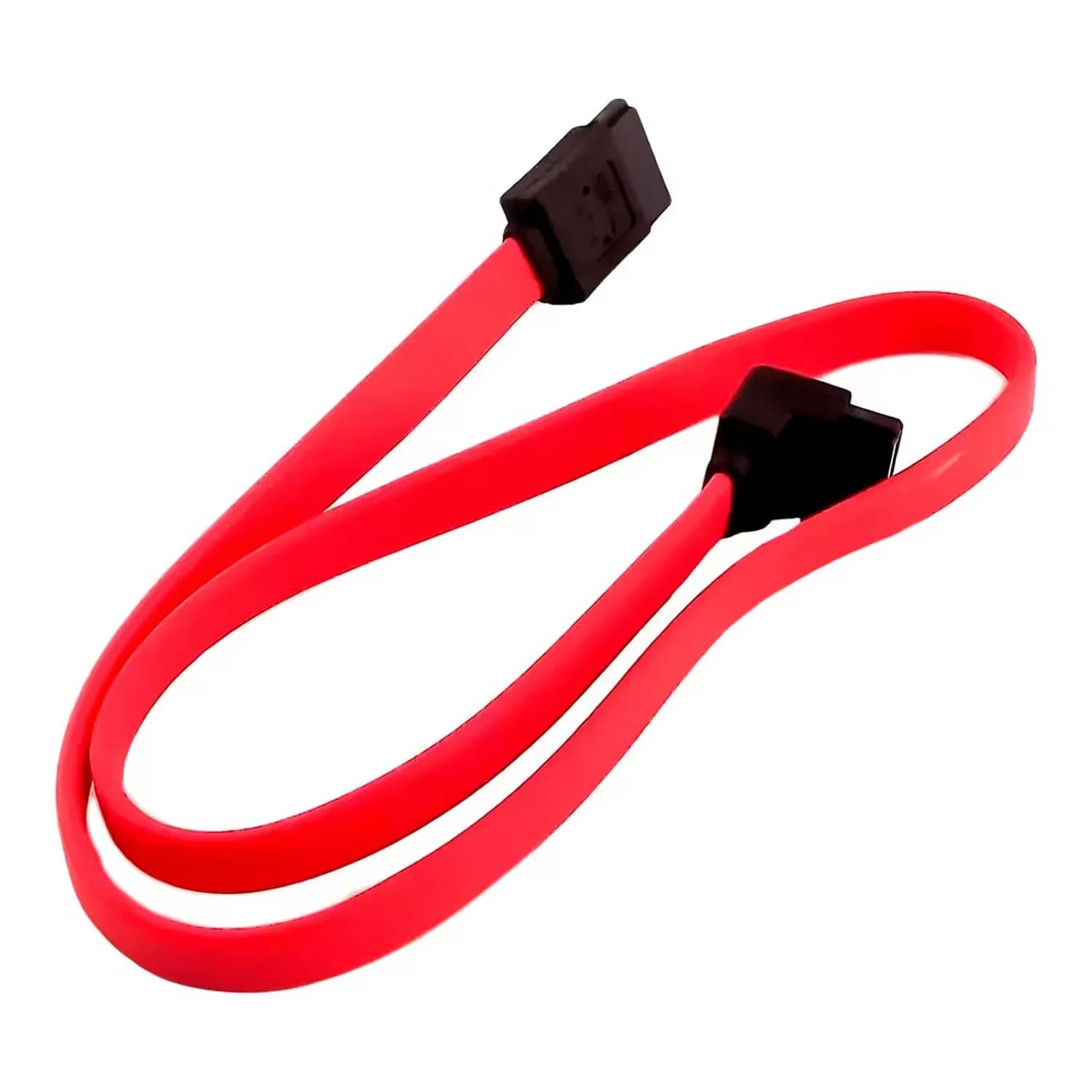 Cabo SATA 45cm - Vermelho