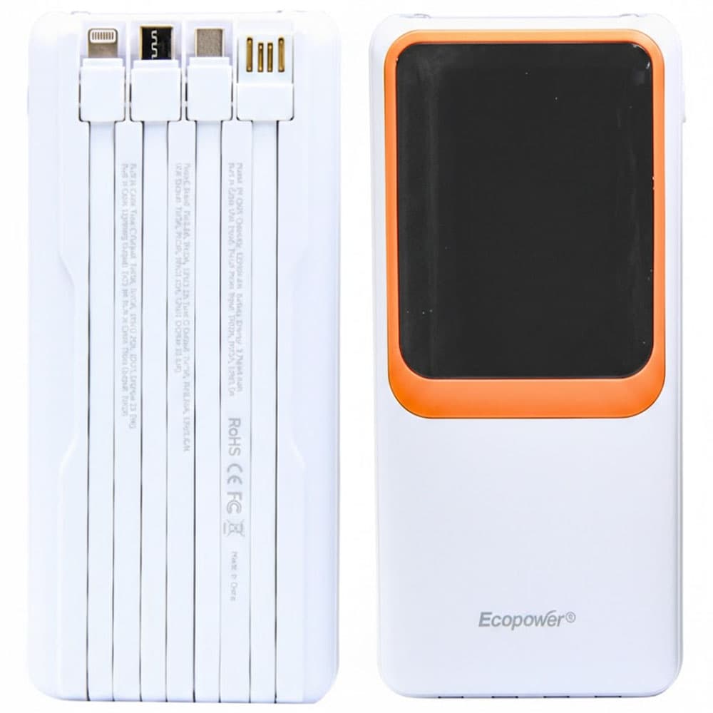 Cargador Ecopower EP-C875 12000" - Blanco