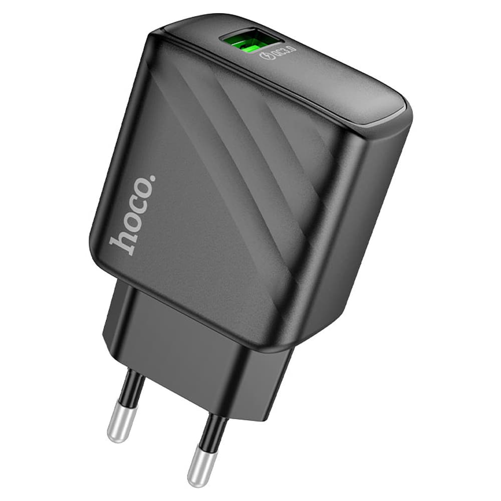 Cargador Hoco CS21A QC30 USB - Black