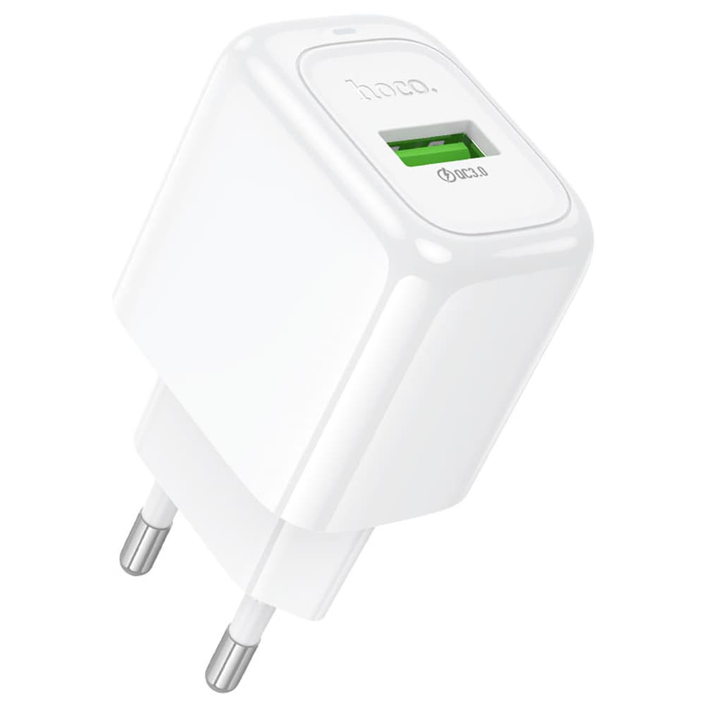 Cargador Hoco CS52A QC30 USB-A - Blanco