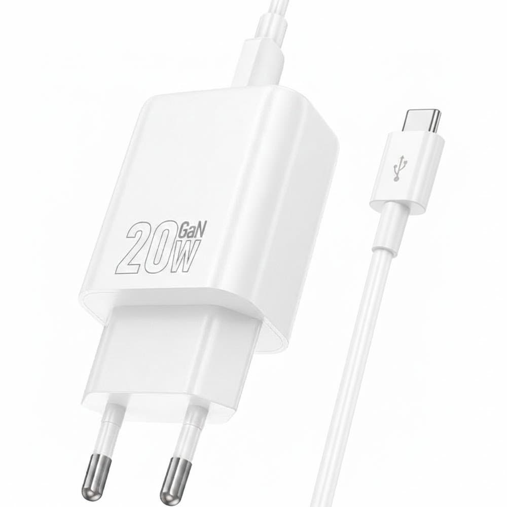 Cargador Hoco N60 20W USB-C - White