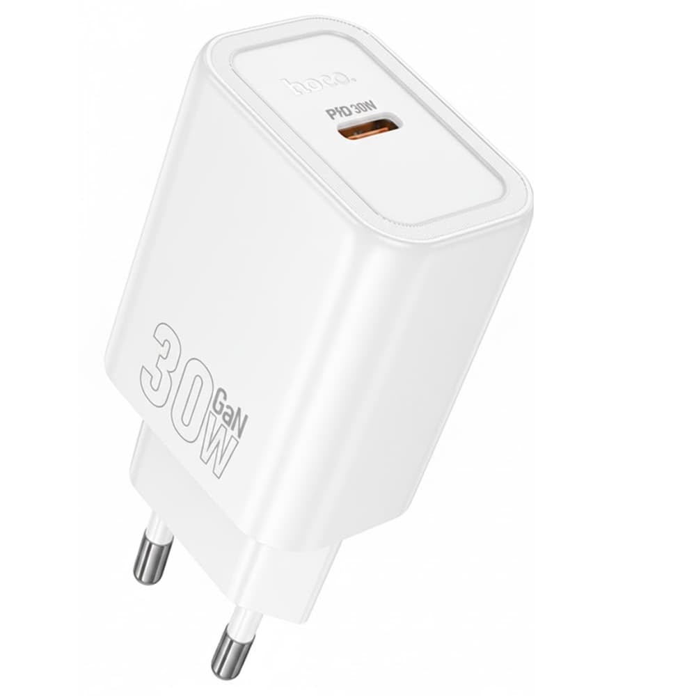 Cargador Hoco N62 USB-C 45W Fuente - White