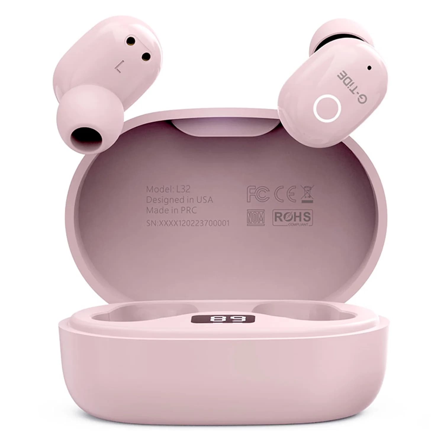 Fone de Ouvido G-Tide L32 Wireless - Rosa