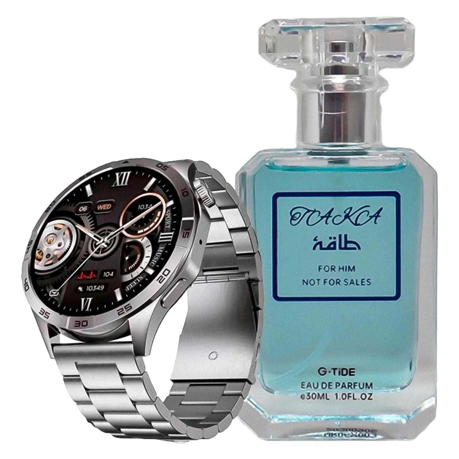 G-Tide Watch Power + Perfume Taka - Prata