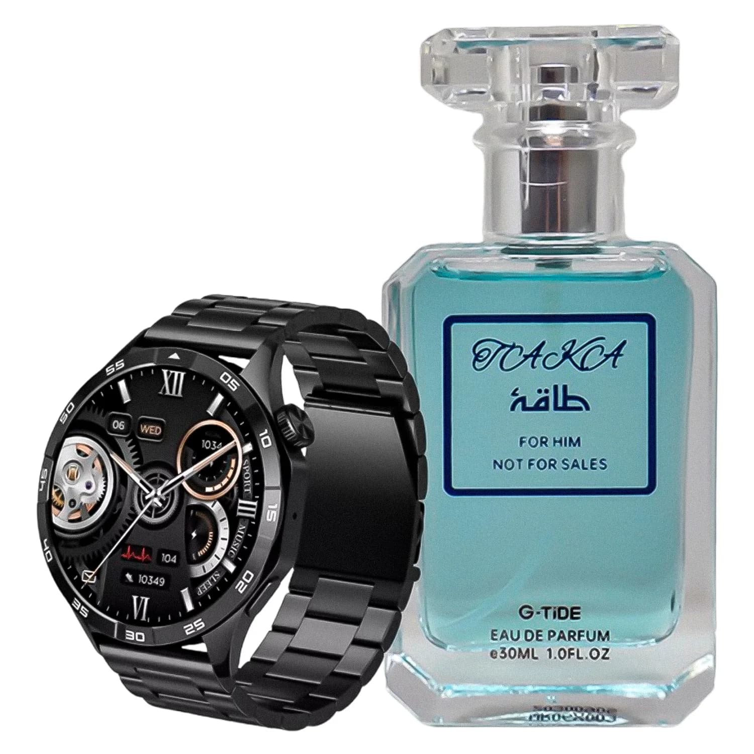 G-Tide Watch Power + Perfume Taka - Preto