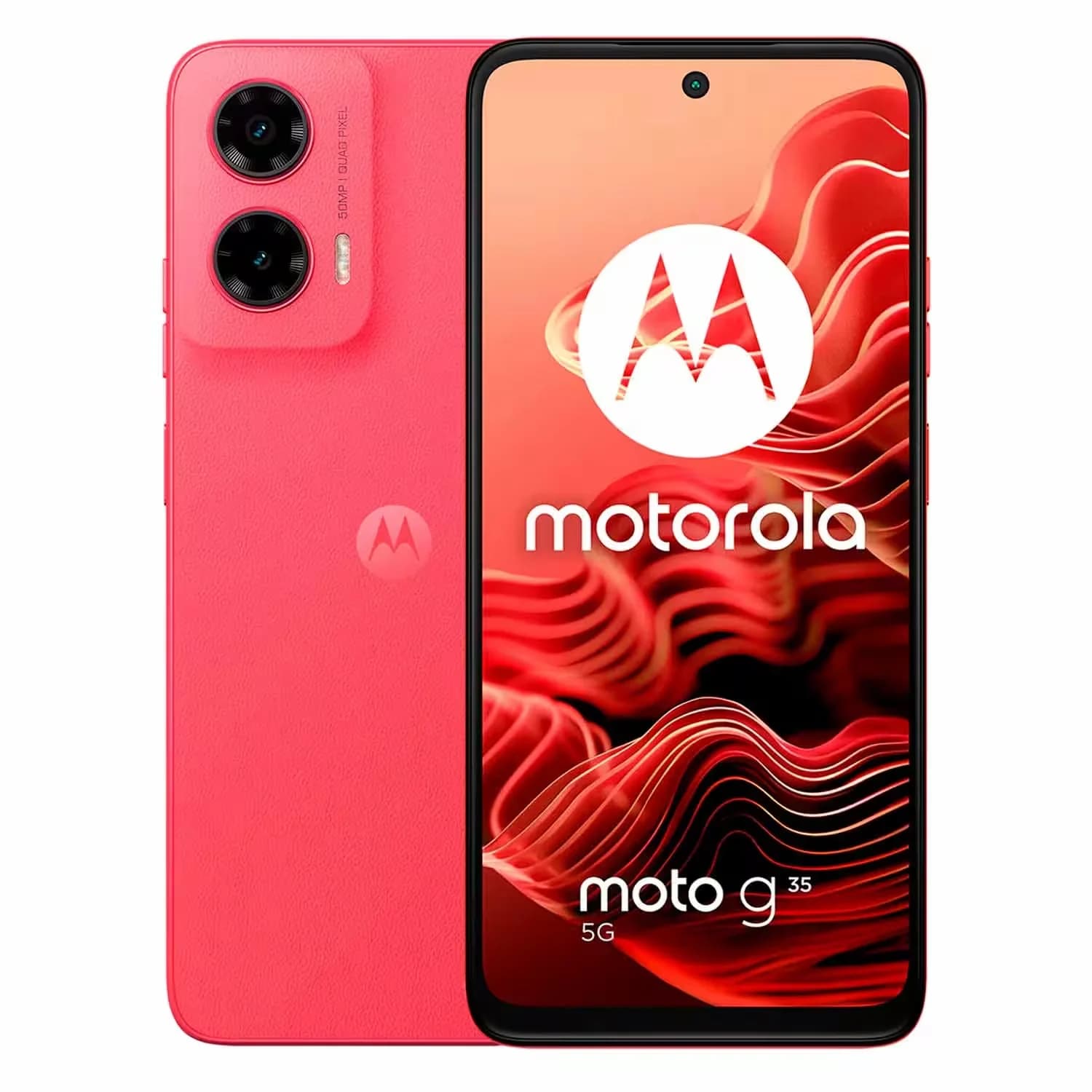 Motorola Moto G35 Guava Cx Slim 256GB Vermelho