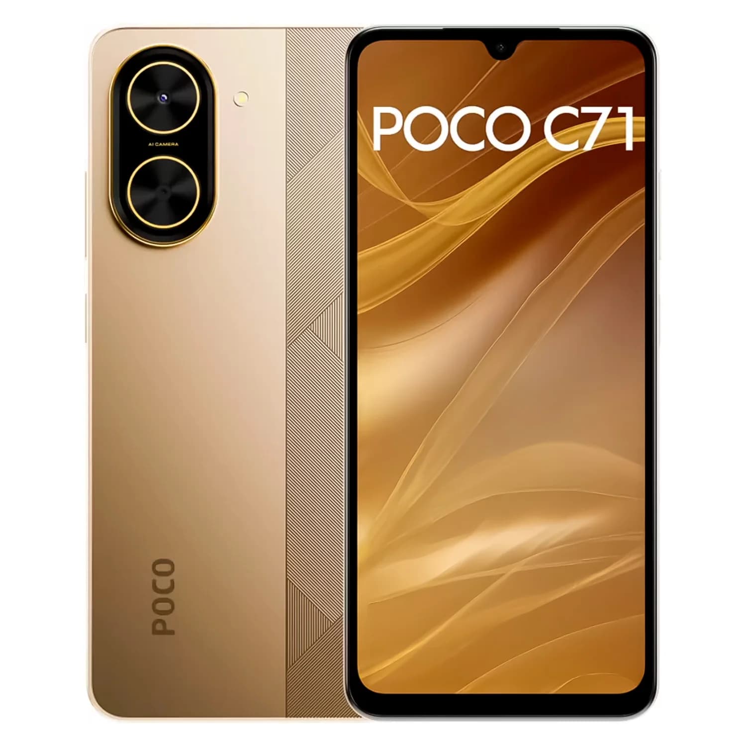 Poco C71 64GB Dourado