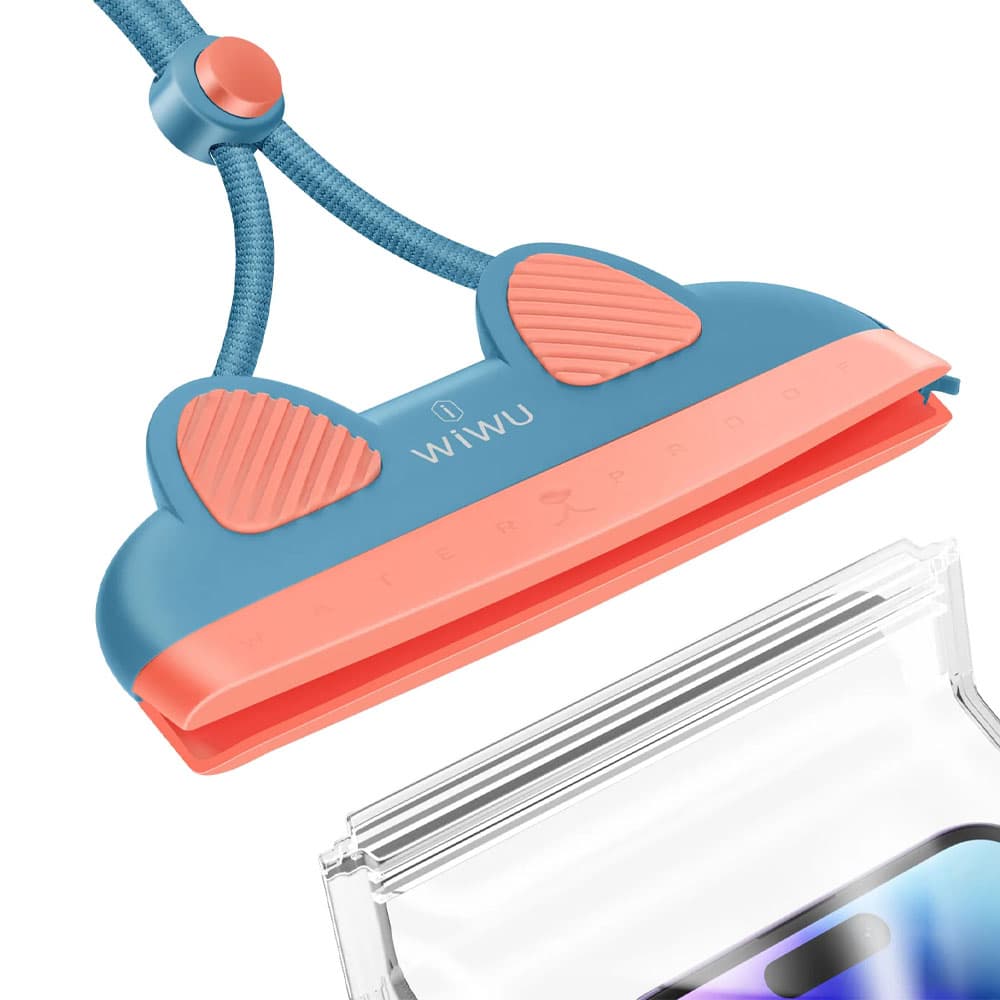 Acessório · Porta Celular WiWU Kitty Waterprof - Blue