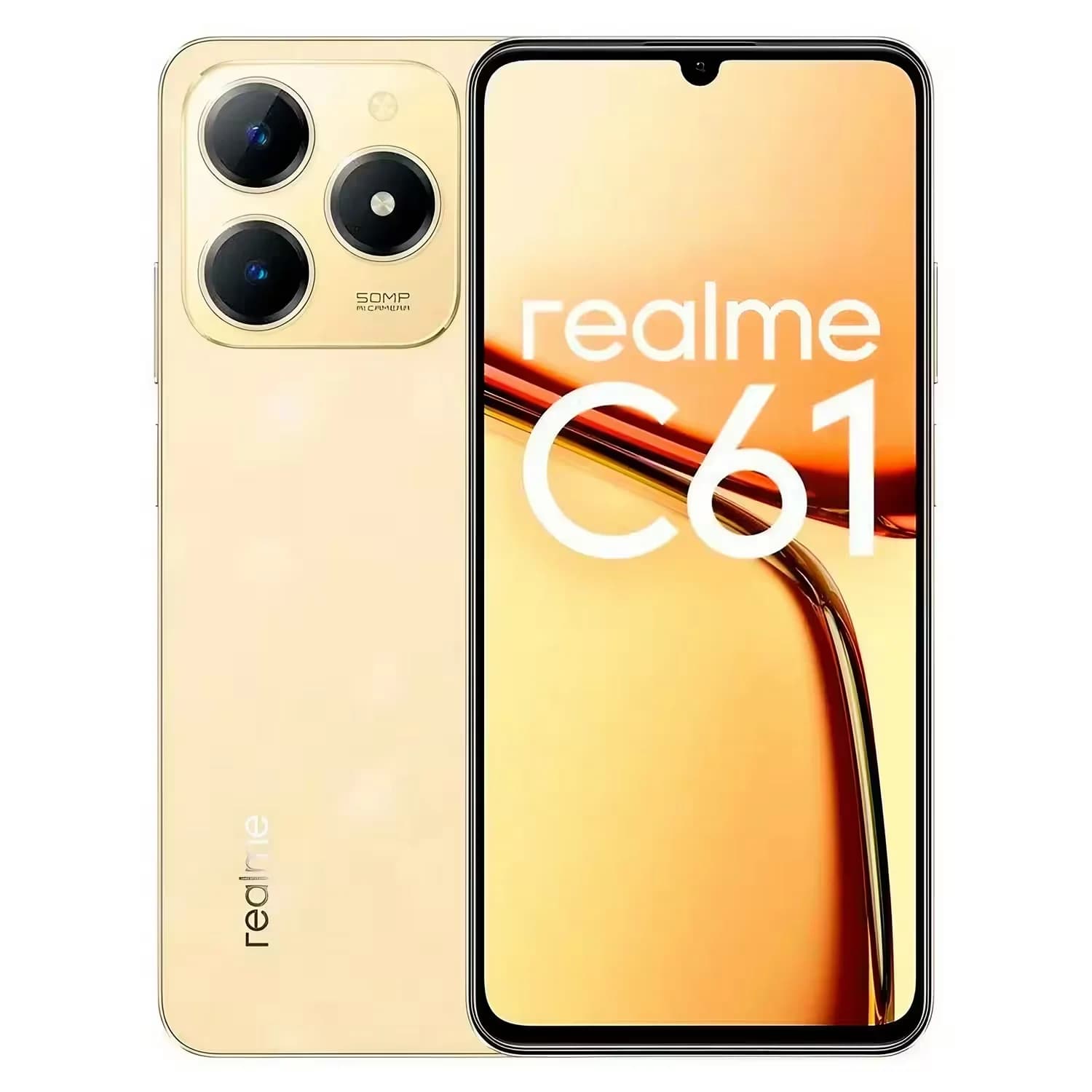 Realme C61 Rmx3930 256GB Dourado