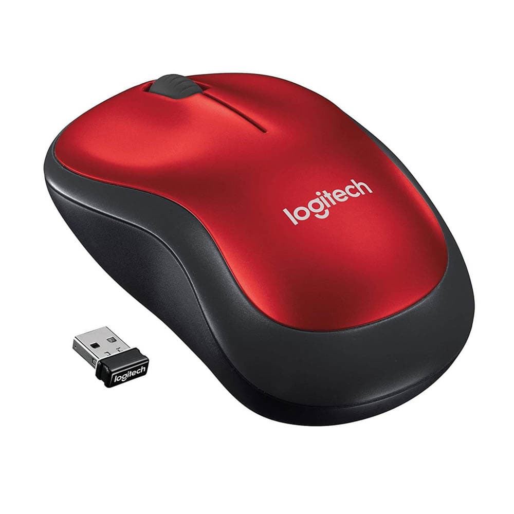 Logitech Mouse Logitech M185 Red