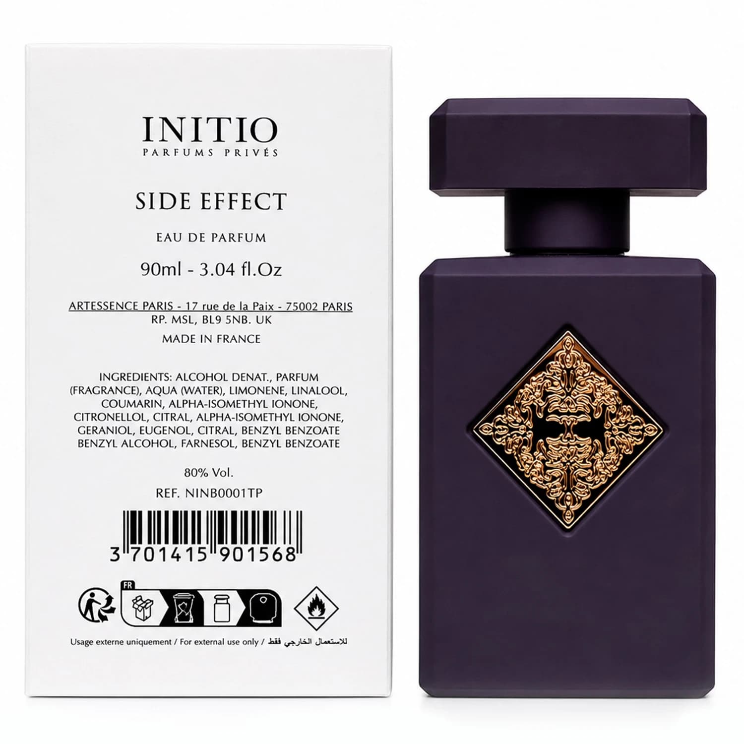 Initio Side Effect - (Tester) EDP 90ml