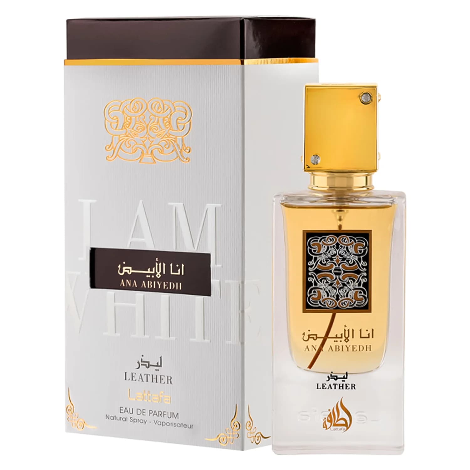 Lattafa Ana Abiyedh Leather EDP 60ml