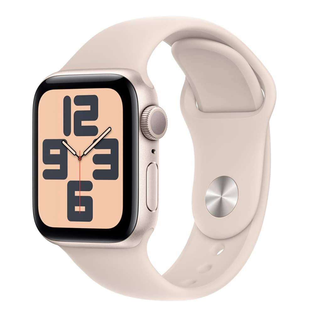 Apple Watch Se Pulseira Sport Band Aluminium Case Starlight