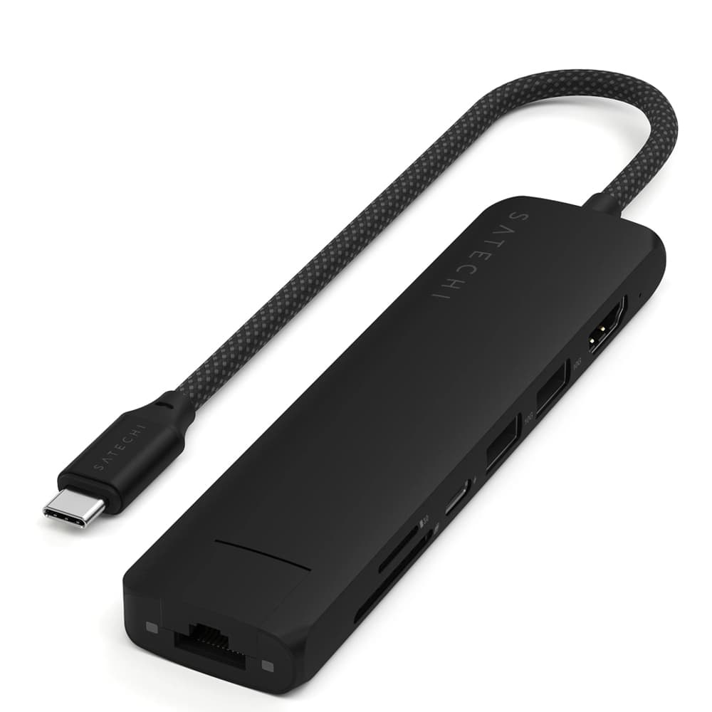 Satechi Hub Usb Satechi St P7SK Portas Usb Preto