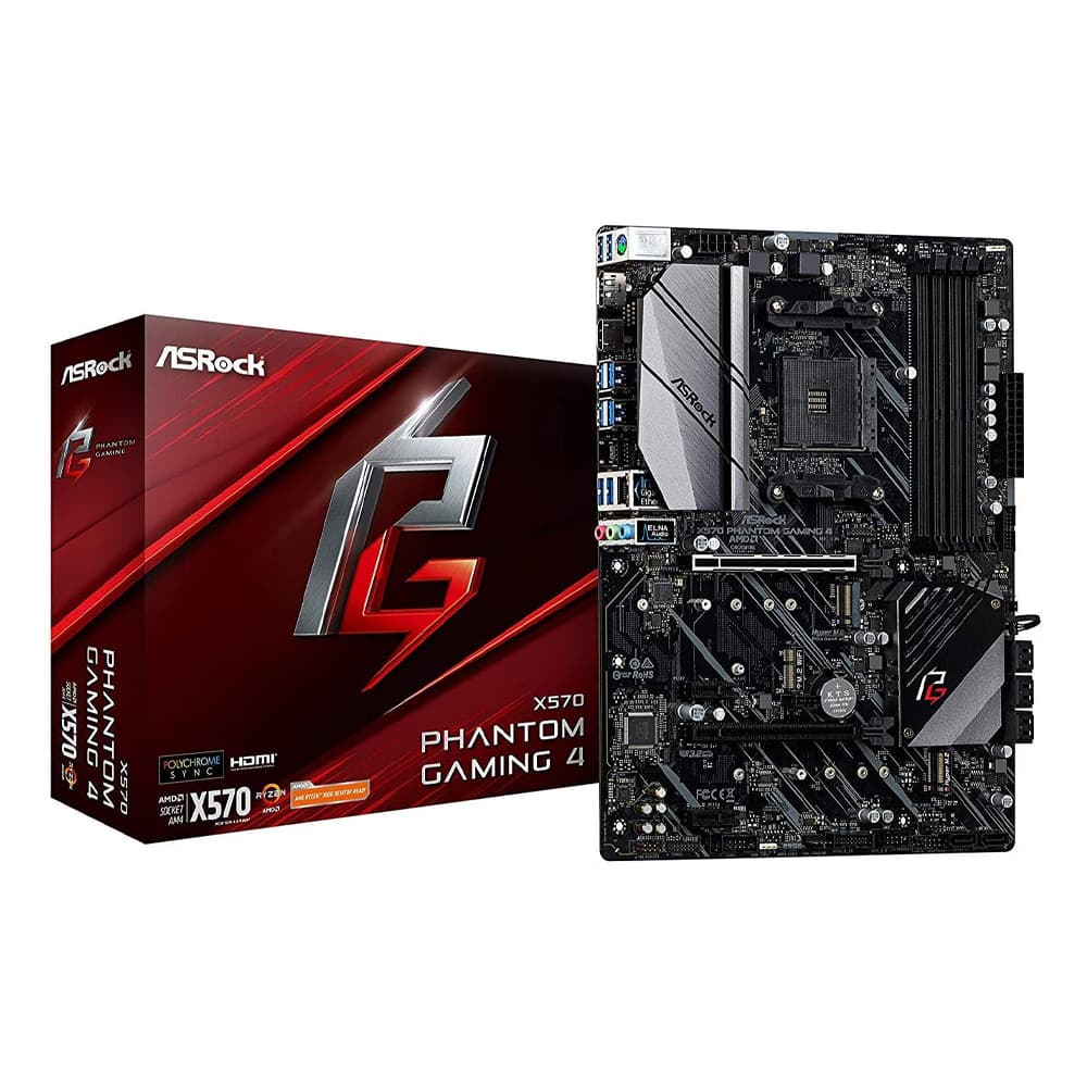 Asrock Placa Mae Asrock X570 Phantom Soquete AM4 Amd 4X DDR4 Atx