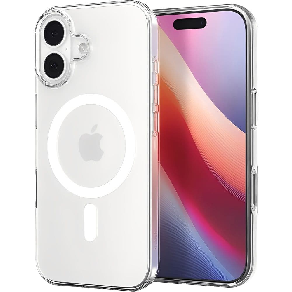Apple Capa Spigen Crystal Hybrid Magfit ACS09649 Iphone Clear Branco