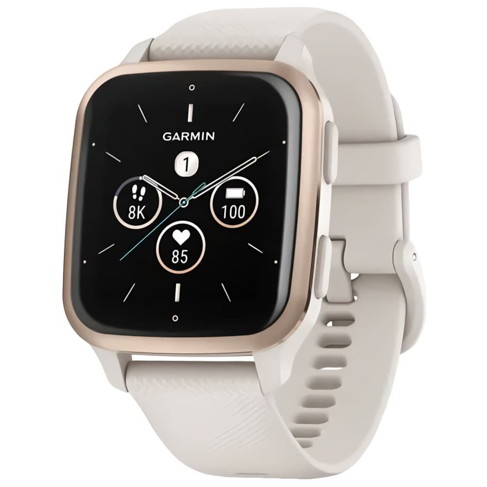 Garmin Smartwatch Garmin Venu Sq Music Edition Amoled Atm Wi Fi Peach 4GB Dourado