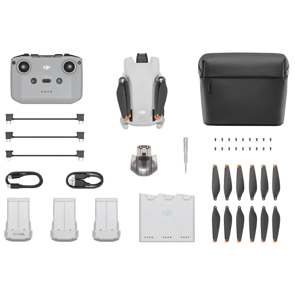 Dji Drone Dji Mini Gl Fly More Combo Plus Camera Ultra 4K Acessorios Branco