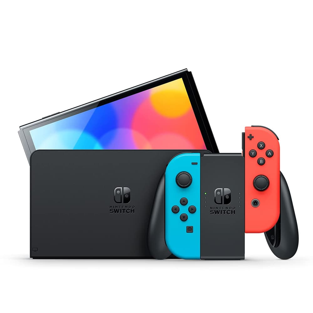 Nintendo Console Switch Oled Heg Kabaa Usz Neon 64GB Preto