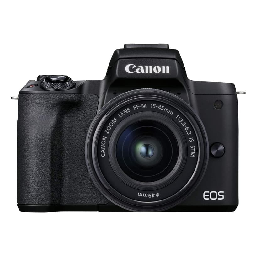 Eos Camera Canon M50 Mark Ii Mirrorless Lente Preta