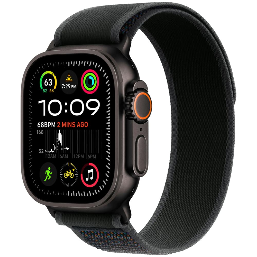 Apple Watch Ultra Double Tap Gesture Sirena 86DB Pulseira Trail Loop Case Preto