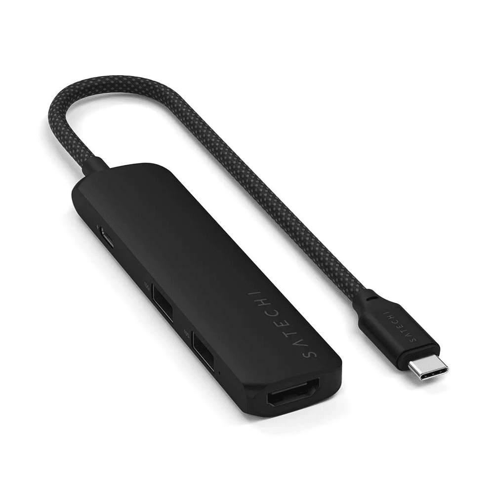Satechi Hub Usb Satechi St P4SK Portas Conector Usb Hdmi Usb Preto