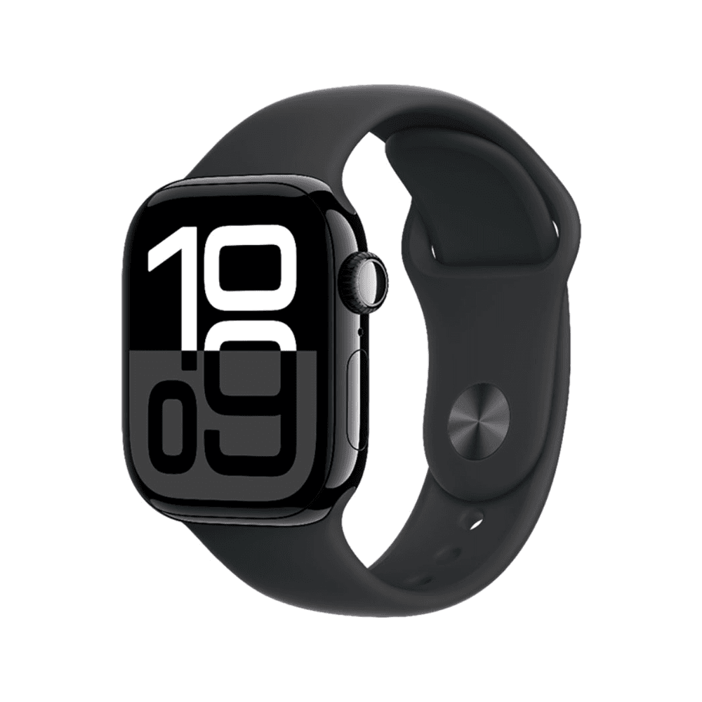 Apple Watch S10 MWWE3AM Jet Alum Sport Band Preto