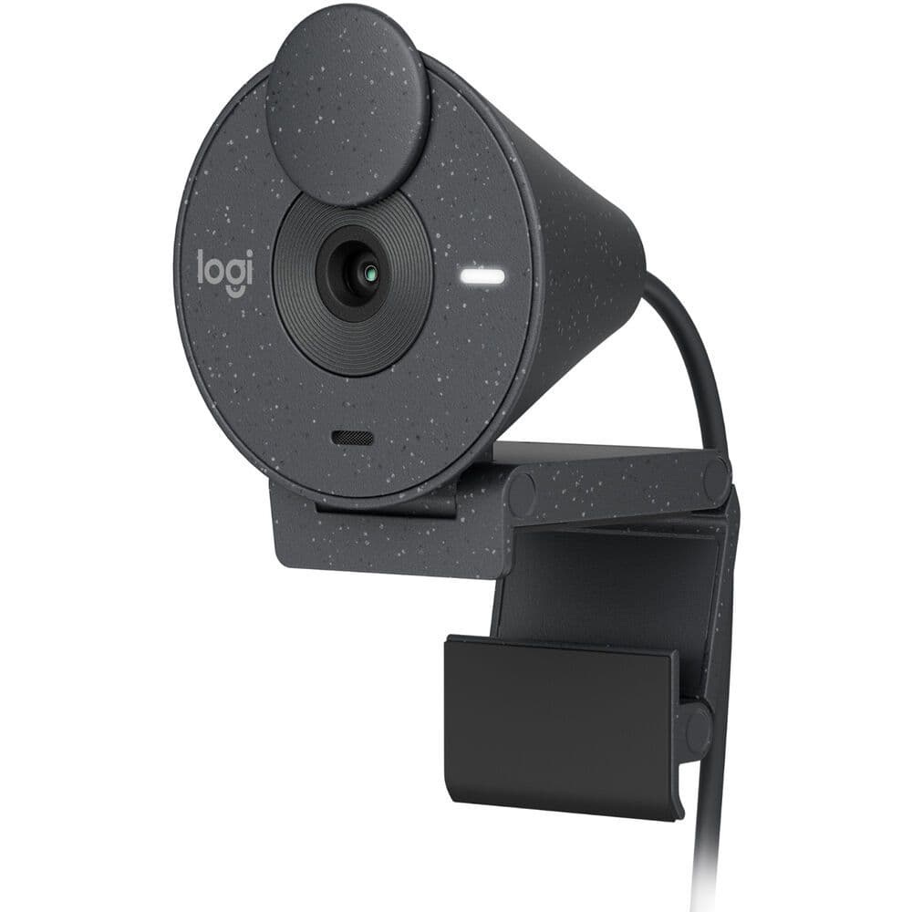 Logitech Webcam Brio Full 30FPS Fov 70O Microfone Usb Graphite