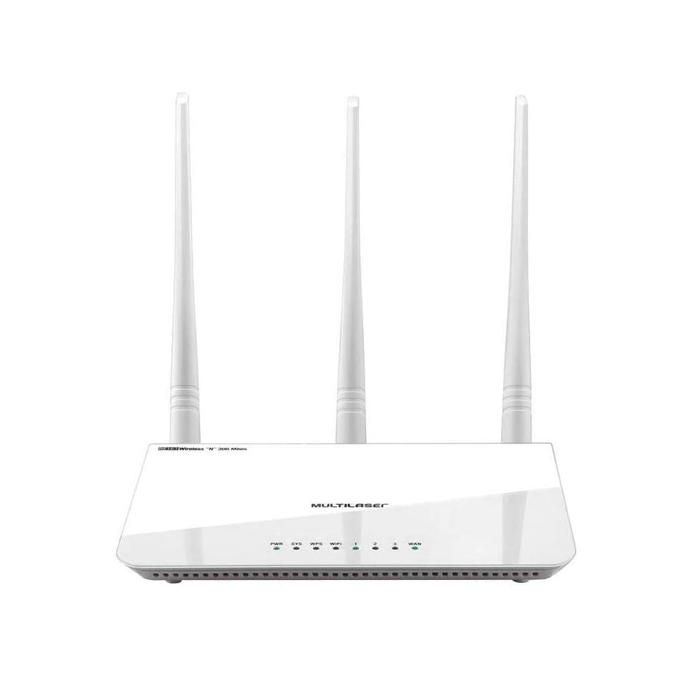 Multilaser Roteador Multilaser RE163 300MBPS 4GHZ Antenas Bivolt Branco