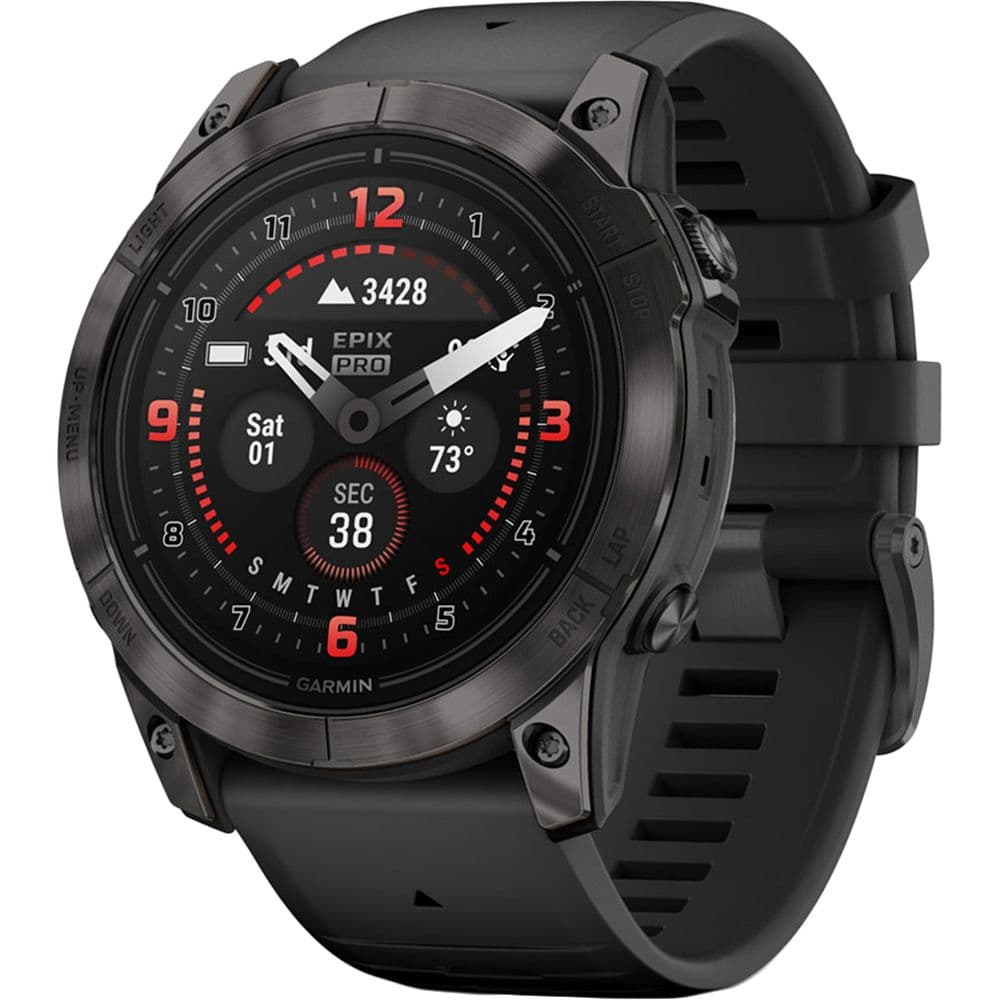 Sapphire Smartwatch Garmin Epix Pro Gen Sapphire Amoled Atm Wi Fi Carbon 32GB Cinza