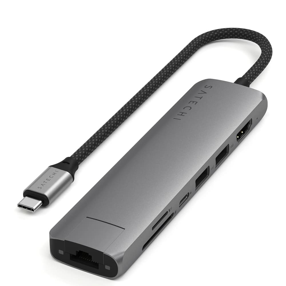Satechi Hub Usb Satechi St P7SM Portas Usb Space Cinza